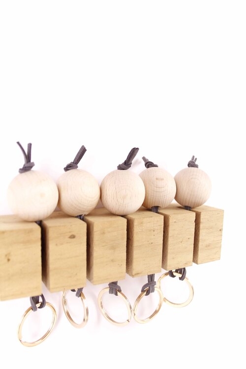 (image pour) Porte Clés Mural 5 Personnes Personnalisé